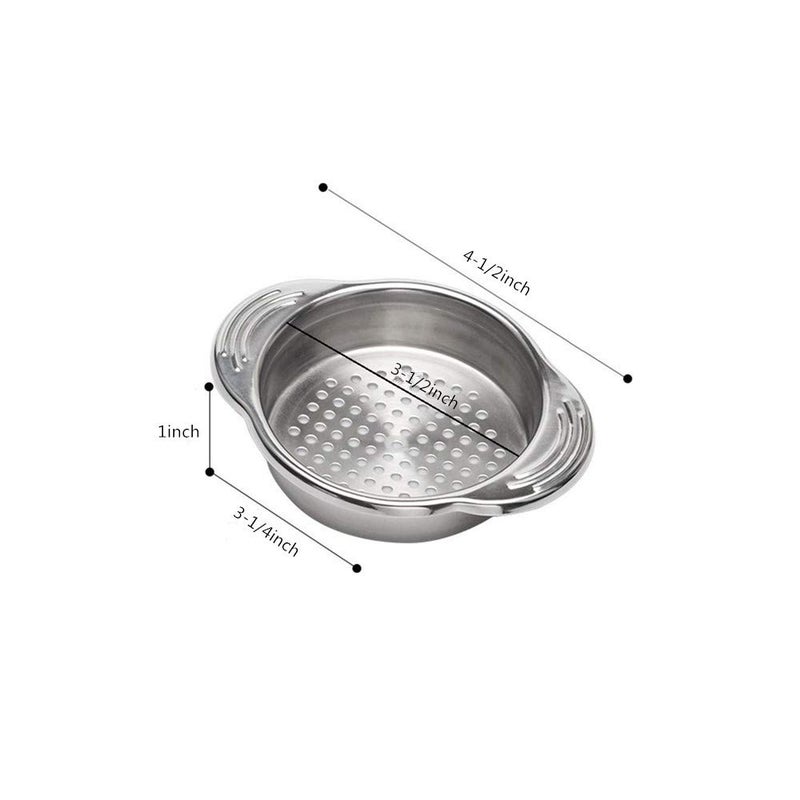 YUDONG Stainless Steel Food Tin Strainer, Can Press Strainer, Sieve Tuna Press Oil Drainer, for Canned Tuna - Image 2